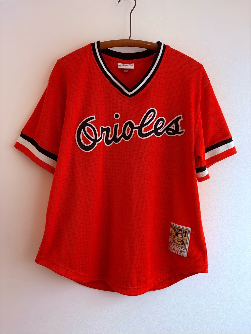 Vintage-style 70s/80s Baltimore Orioles batting practice jersey, size L/44